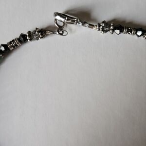 Swarovski crystal anklet, 9 in.